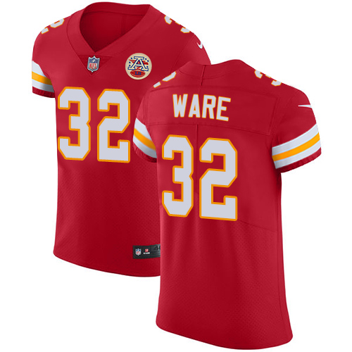 Nike Chiefs #32 Spencer Ware Red Team Color Men's Stitched NFL Vapor Untouchable Elite Jersey - Click Image to Close